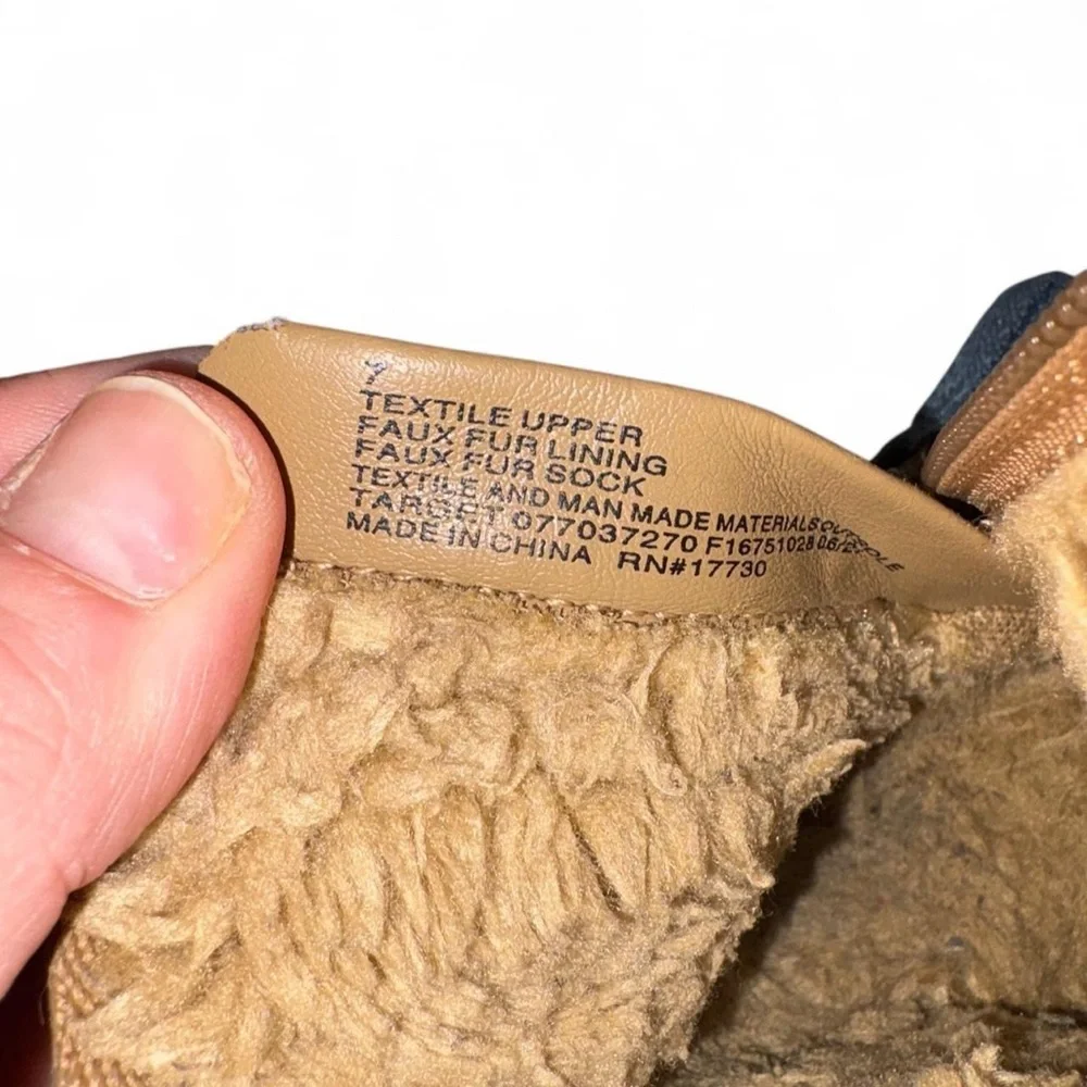 Cat & Jack Brown Suede-Look Pull-On Kids Boots